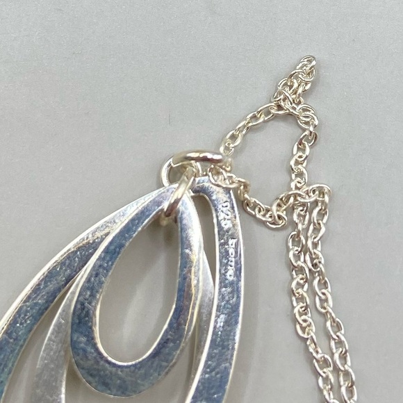 Boma Silver Teardrop Necklace - Picture 6 of 7